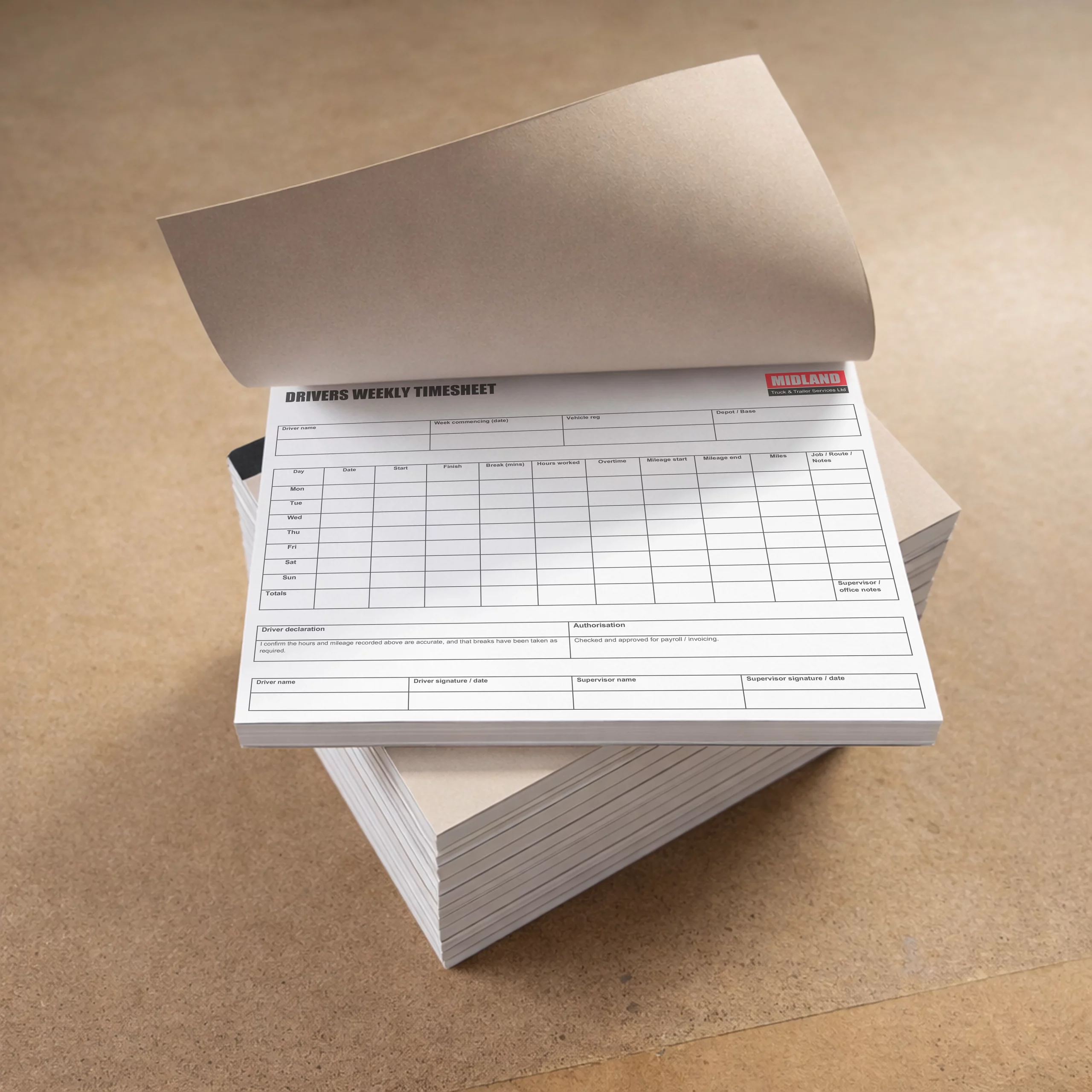 NCR printing of duplicate and triplicate books